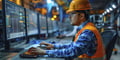 Responsable maintenance avec sa gmao