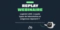 Replay webinaire sur logiciel LIMS